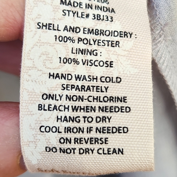 Soft Surroundings Ibiza Maxi Shirt Dress Women's Extra Small Blue Embroidered - Picture 9 of 15